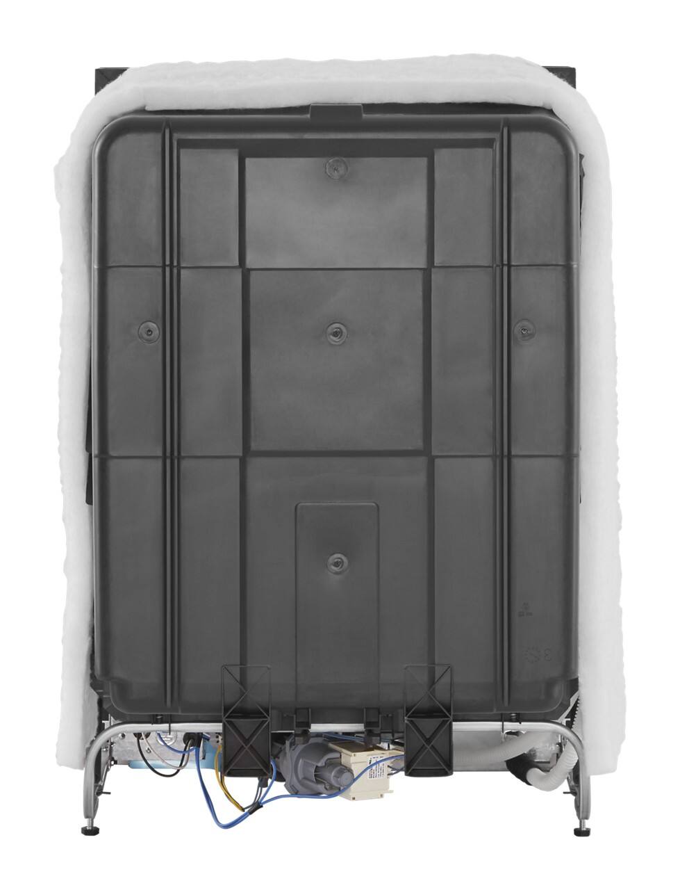 Back. Whirlpool - Whirlpool - Quiet Dishwasher with Boost Cycle and Pocket Handle .- Fingerprint Resistant - Stainless Steel - Fingerprint Resistant Stainless Steel.