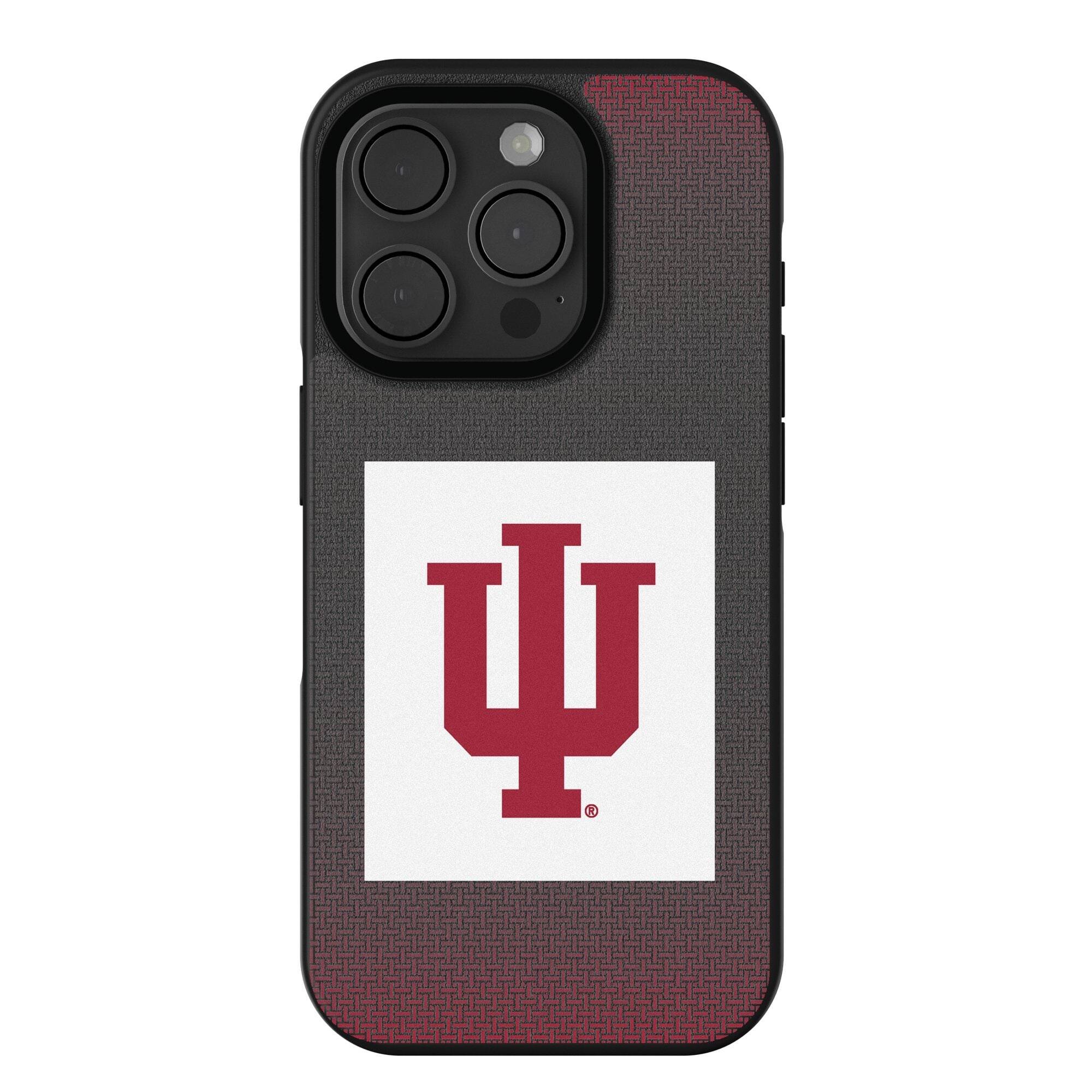 Keyscaper - NCAA - Indiana Hoosiers Linen Logo iPhone Bump Case - 13 mini - Black price history on PriceWatchPro