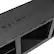 Alt View 11. Walker Edison - 58" Open Storage Fireplace TV Stand for Most TVs Up to 65" - Black.