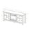 Alt View Zoom 13. Walker Edison - Open Storage Fireplace TV Stand for Most TVs Up to 65" - Black.