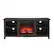 Front. Walker Edison - 58" Open Storage Fireplace TV Stand for Most TVs Up to 65" - Espresso.