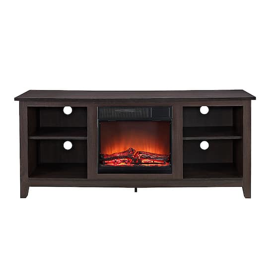 Best buy tv online stands with fireplace