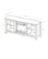 Alt View Zoom 13. Walker Edison - Open Storage Fireplace TV Stand for Most TVs Up to 65" - Espresso.