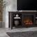 Alt View 15. Walker Edison - 58" Open Storage Fireplace TV Stand for Most TVs Up to 65" - Espresso.