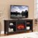 Alt View Zoom 1. Walker Edison - Open Storage Fireplace TV Stand for Most TVs Up to 65" - Espresso.