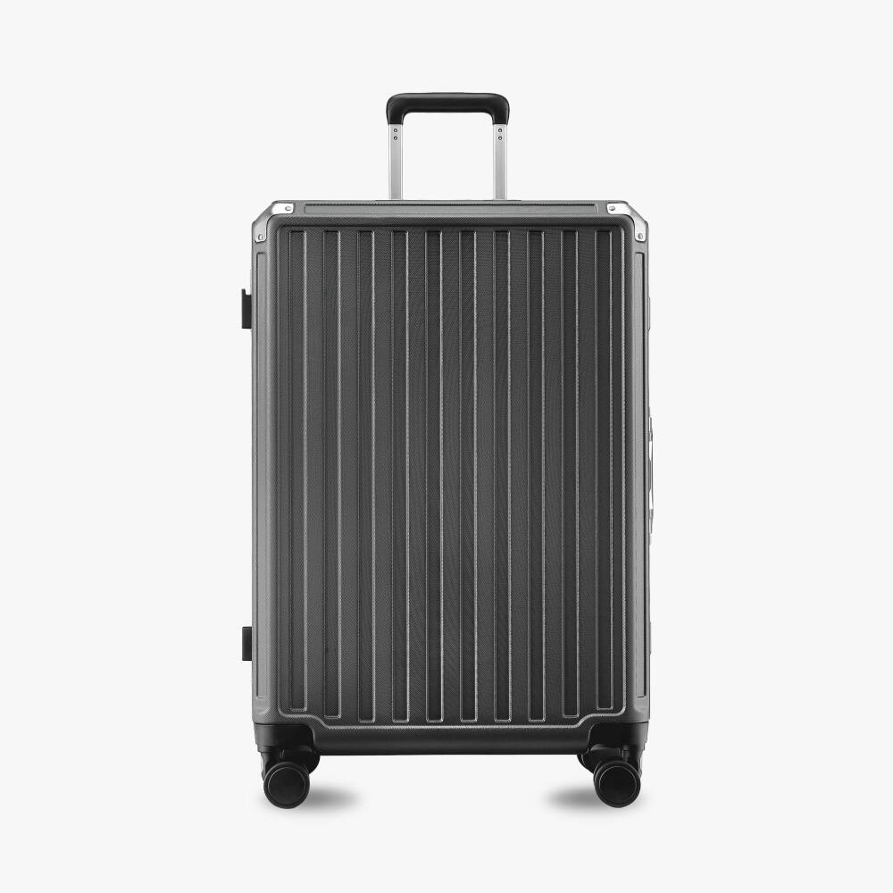 Alt View 9. LUGGEX - LUGGEX 20 28 Inch 8010S Aluminum Zipperless Polycarbonate Luggage Set - ZX-Core - Black.