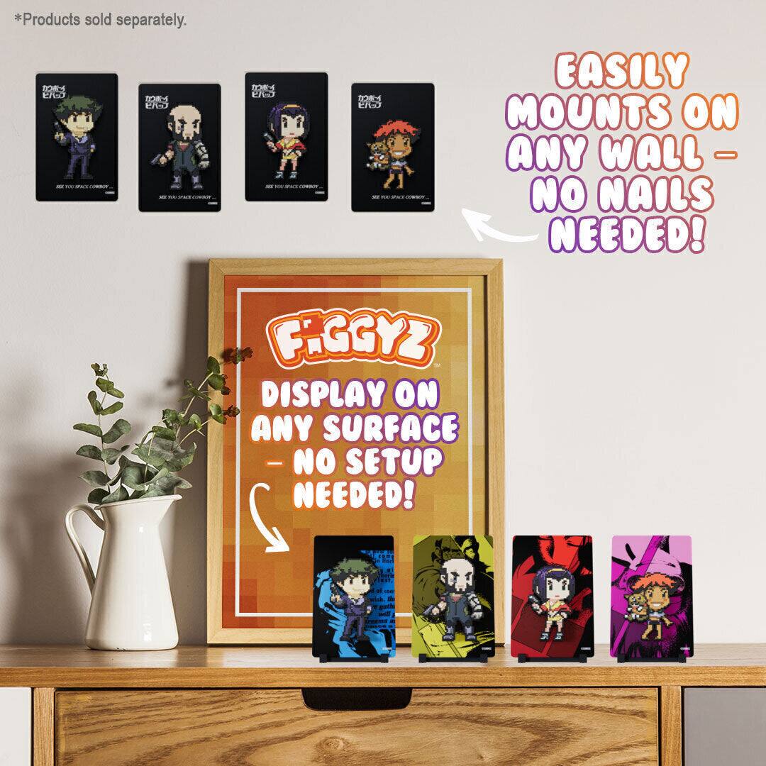 *Products sold separately.

EASILY MOUNTS ON ANY WALL - NO NAILS NEEDED!

DISPLAY ON ANY SURFACE - NO SETUP NEEDED!