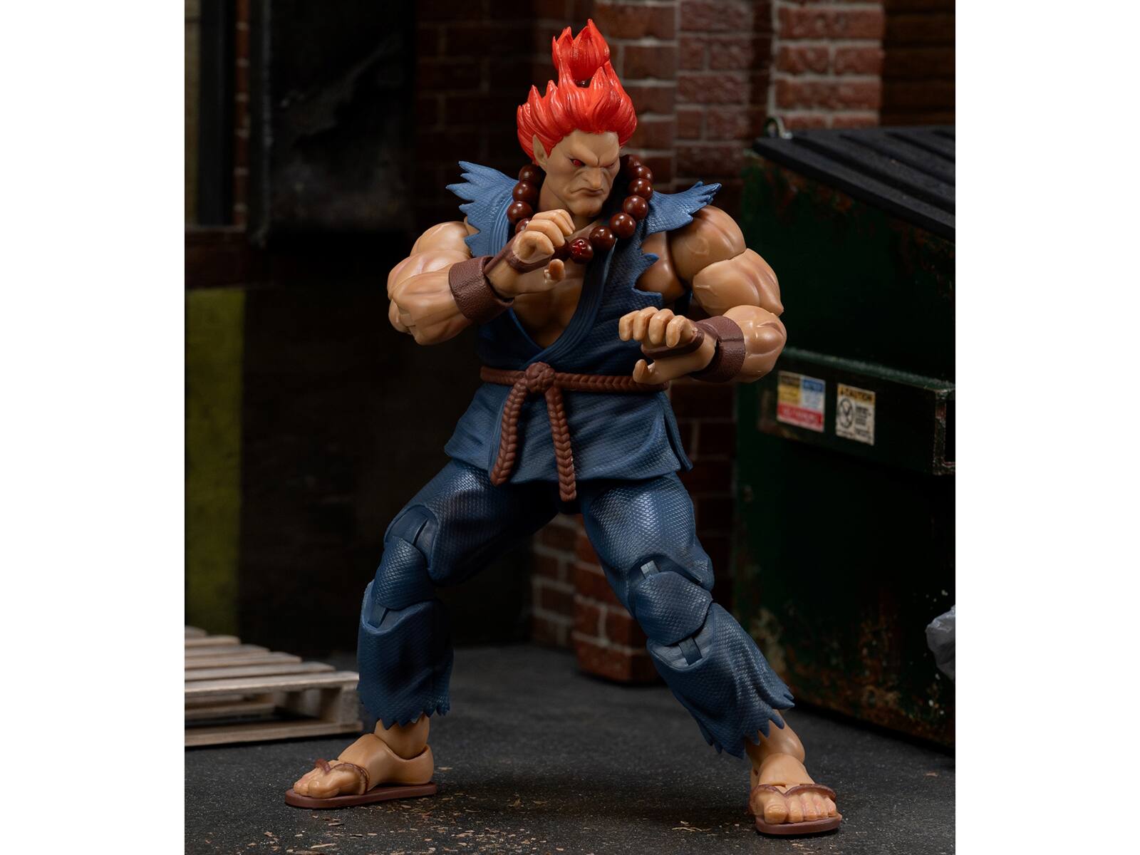 Back. Jada - Akuma 6 Inch Moveable Figure Ultra Street Fighter II The Final Challengers with Accessories - Multicolor.