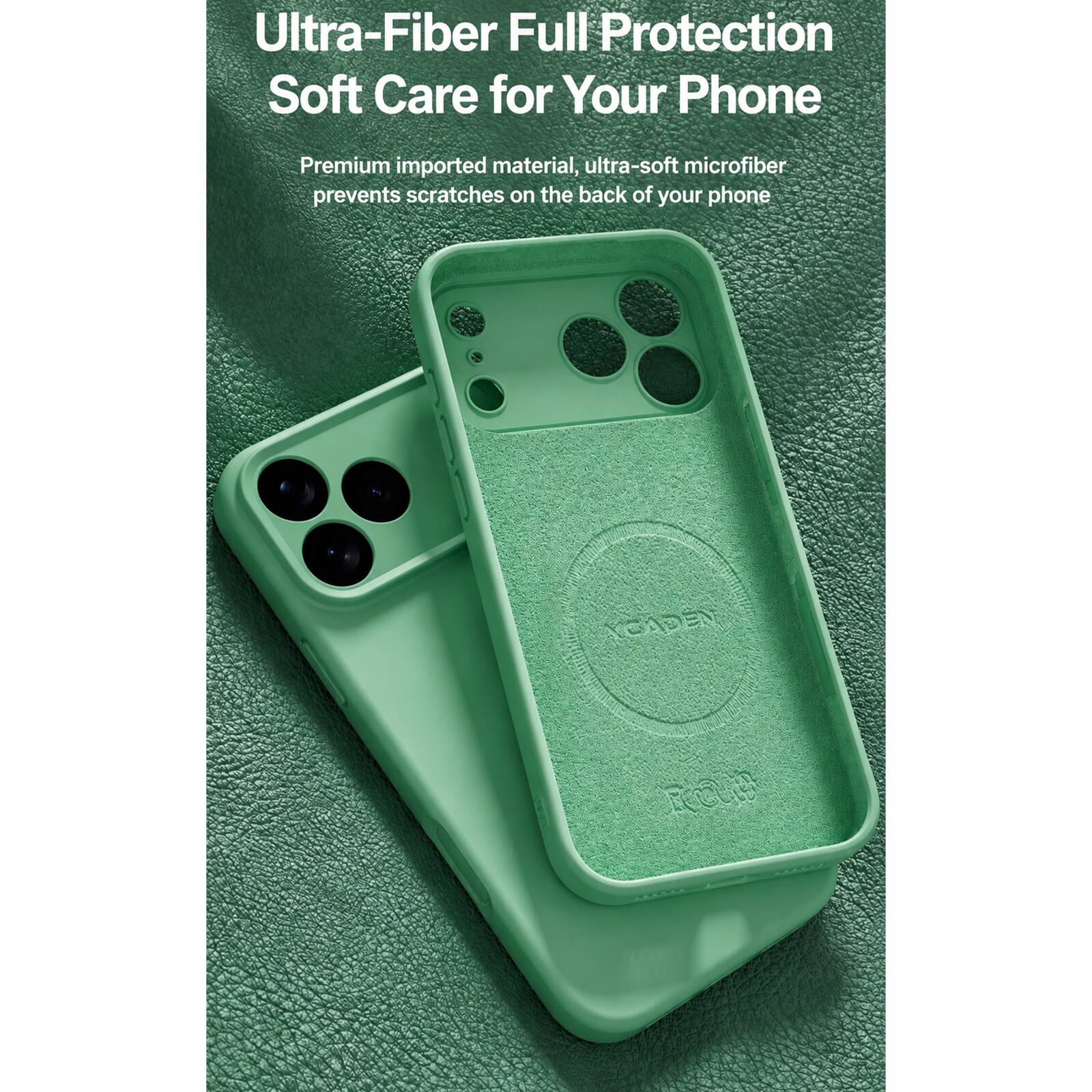 Ultra-Fiber Full Protection Soft Care for Your Phone

Premium imported material, ultra-soft microfiber prevents scratches on the back of your phone