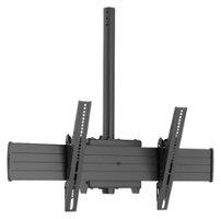 Chief - FUSION X-Large Single-Pole Ceiling Mount for Most 60" - 90" Flat Panel TVs - Black - Front_Zoom