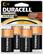 Front. Duracell - C Batteries (4-Pack) - Black.
