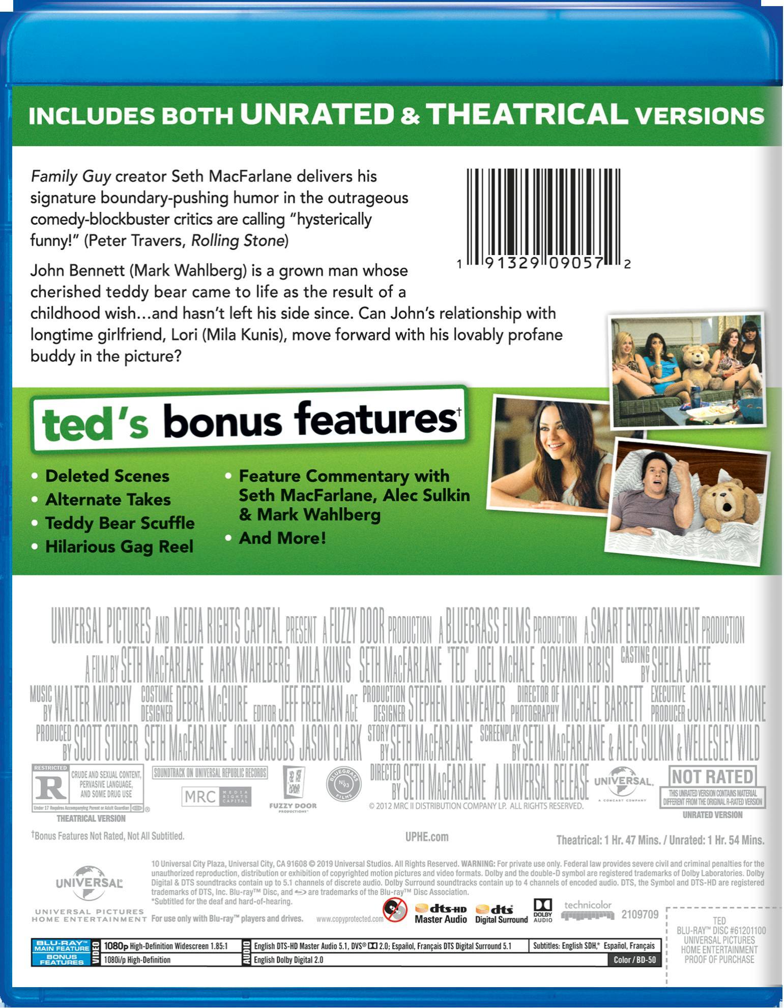 Angle. Ted (Blu-ray New Box Art) [Blu-ray].