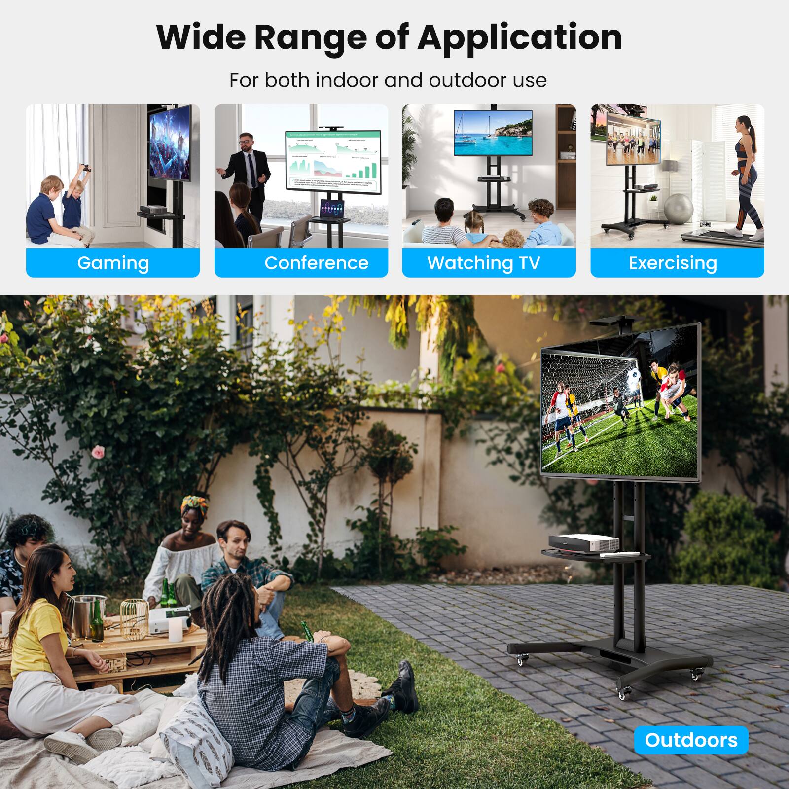 Wide Range of Application: For both indoor and outdoor use.