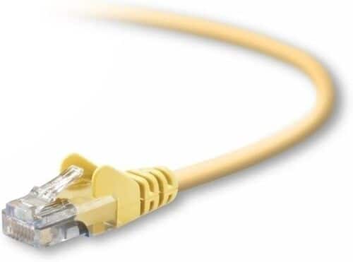 Belkin - A3L791-10-YLWS 10-feet CAT5e Ethernet Network Patch Cable - RJ-45 Male to RJ-45 Male - Yellow