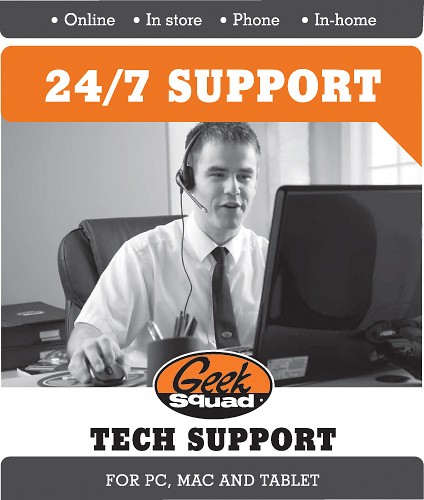  Geek Squad® - Tech Support Membership (1 Year)