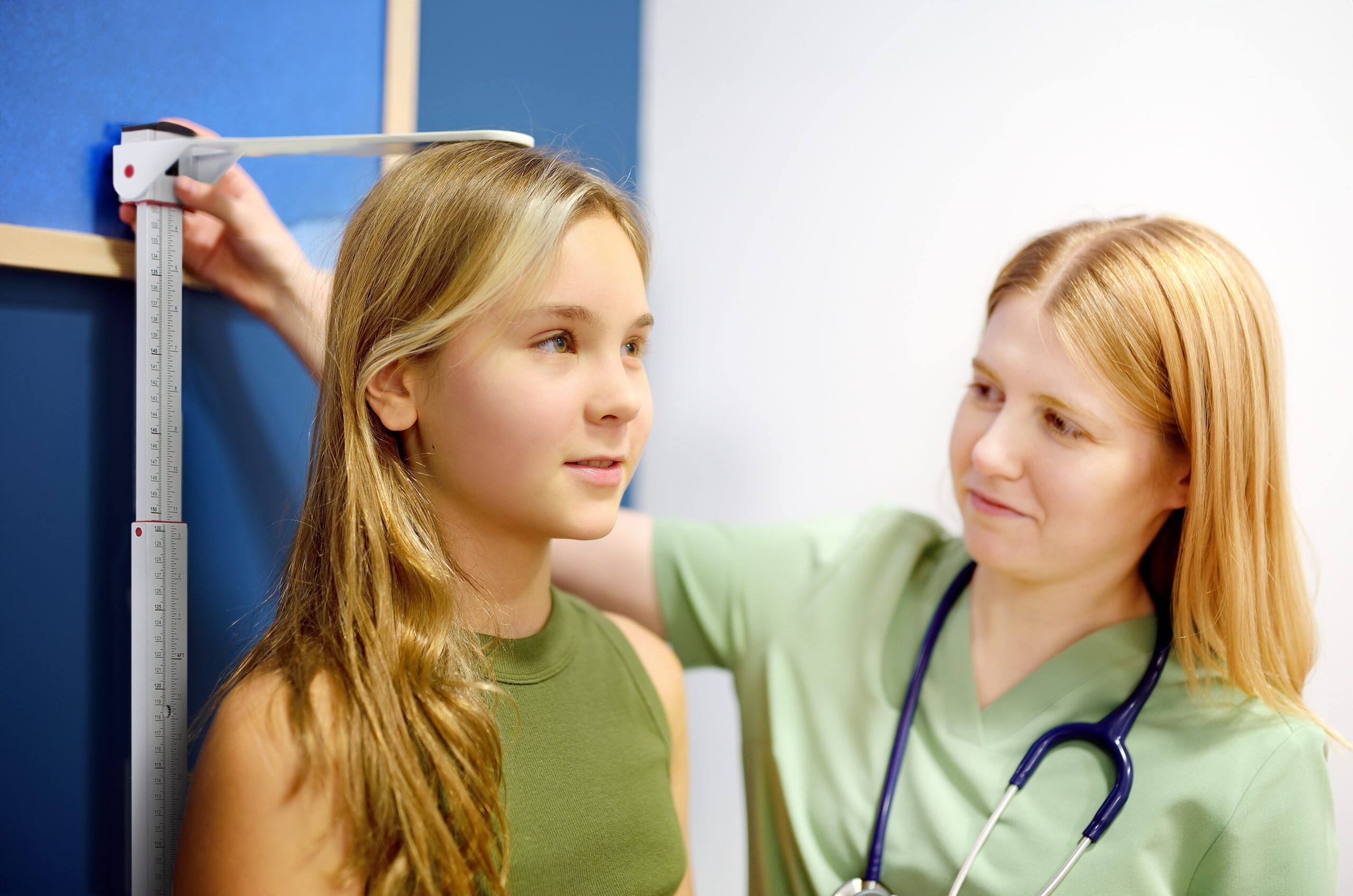 Alt View 1. Viva Comfort - Wall-Mounted Aluminum Height Measuring Rod Stadiometer for Adults and Children - White.