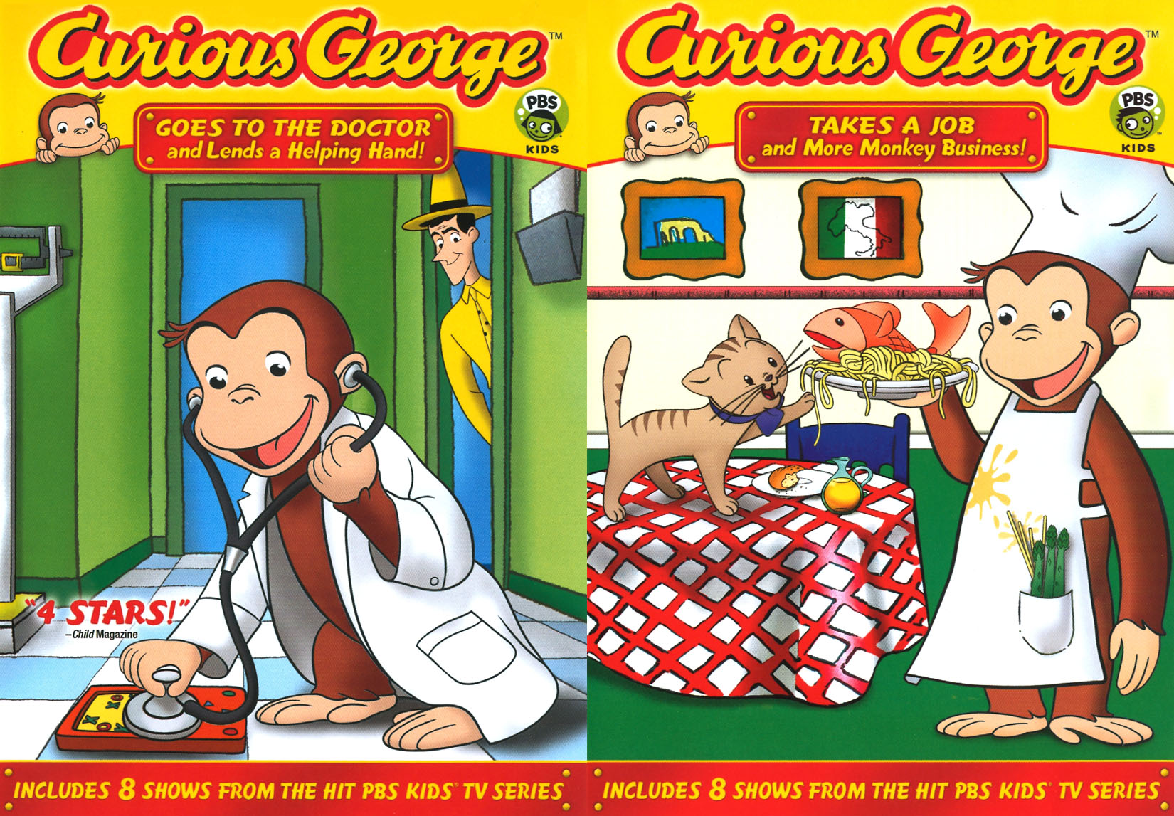 Best Buy Curious George Goes To Doctor Takes A Job 2 Discs Dvd