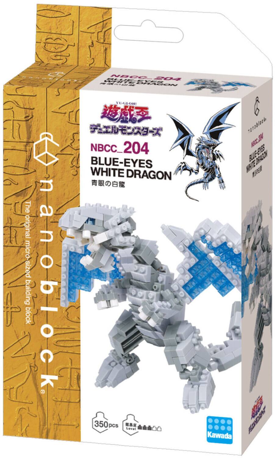 H C NBCC BLUE EYES WHITE DRAGON YUALOH!  
NBCC_204 BLUE-EYES WHITE DRAGON  
The original micro-sized building block nanoblock 350 pcs  
Lovel natabioch MB2C.2N4 WHITE DRAGON BLUE-EYES  
Kawada