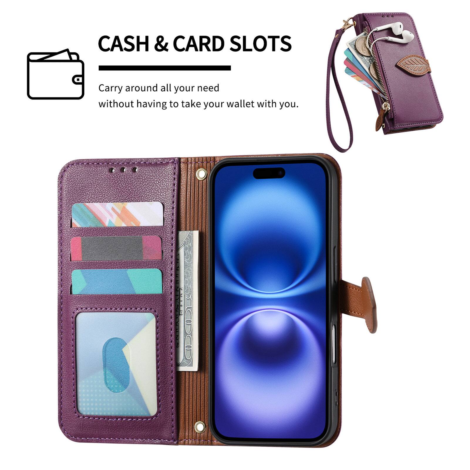 CASH & CARD SLOTS  
Carry around all your need without having to take your wallet with you.