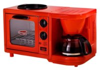 Front Zoom. Americana by Elite - 3-in-1 Multifunction Breakfast Center - Red.
