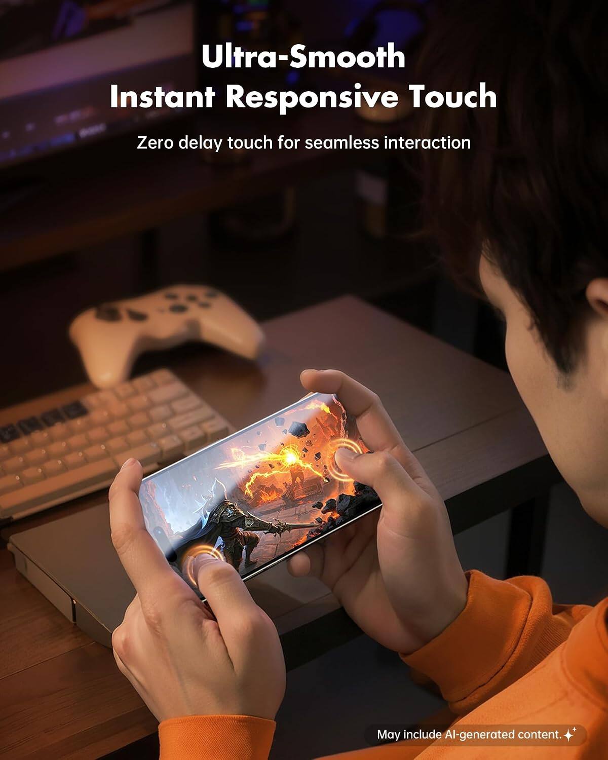 Ultra-Smooth Instant Responsive Touch  
Zero delay touch for seamless interaction  
May include AI-generated content.
