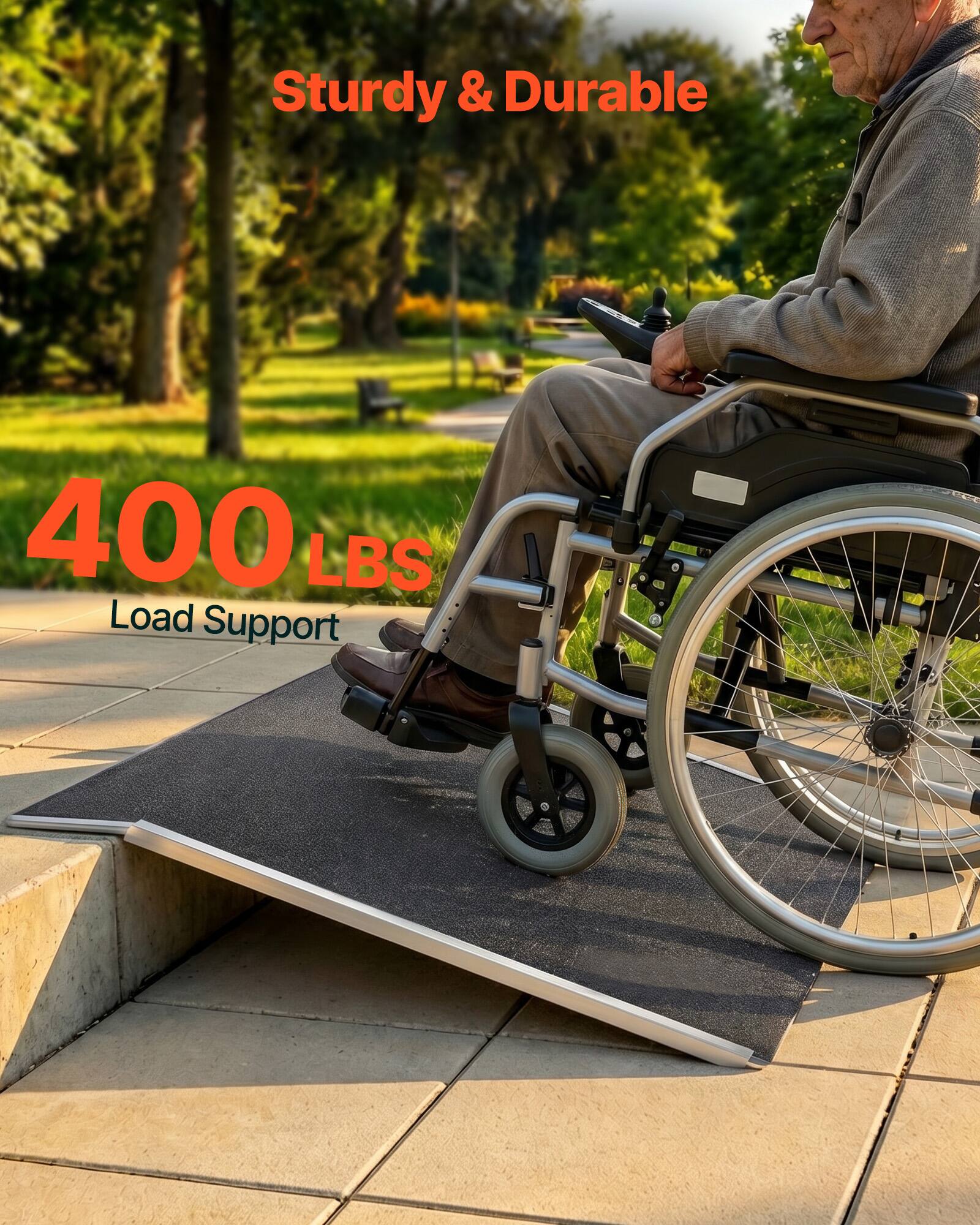 Sturdy & Durable  
400 LBS Load Support