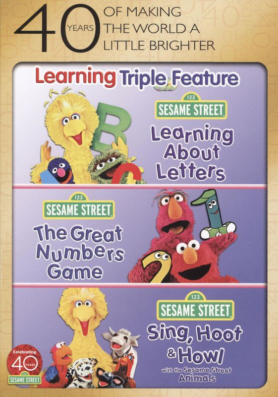  Sesame Street: Learning Triple Feature [3 Discs] [DVD]