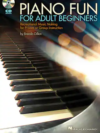 Front. Hal Leonard - Piano Fun for Adult Beginners Instructional Book and CD - Multi.
