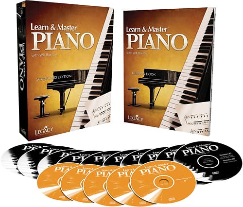 Front. Hal Leonard - Learn & Master Piano Instructional Book, CDs and DVDs - Multi.