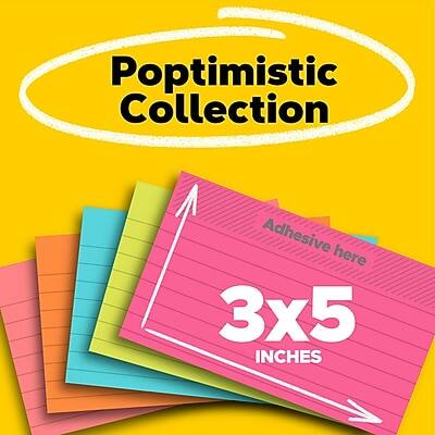 Poptimistic Collection  
Adhesive here  
3x5 INCHES