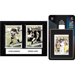 C&I Collectibles - New Orleans Saints 6" x 8" Player Plaque & 2024 Team Trading Card Set - Multicolor