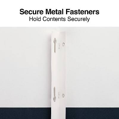 Secure Metal Fasteners  
Hold Contents Securely