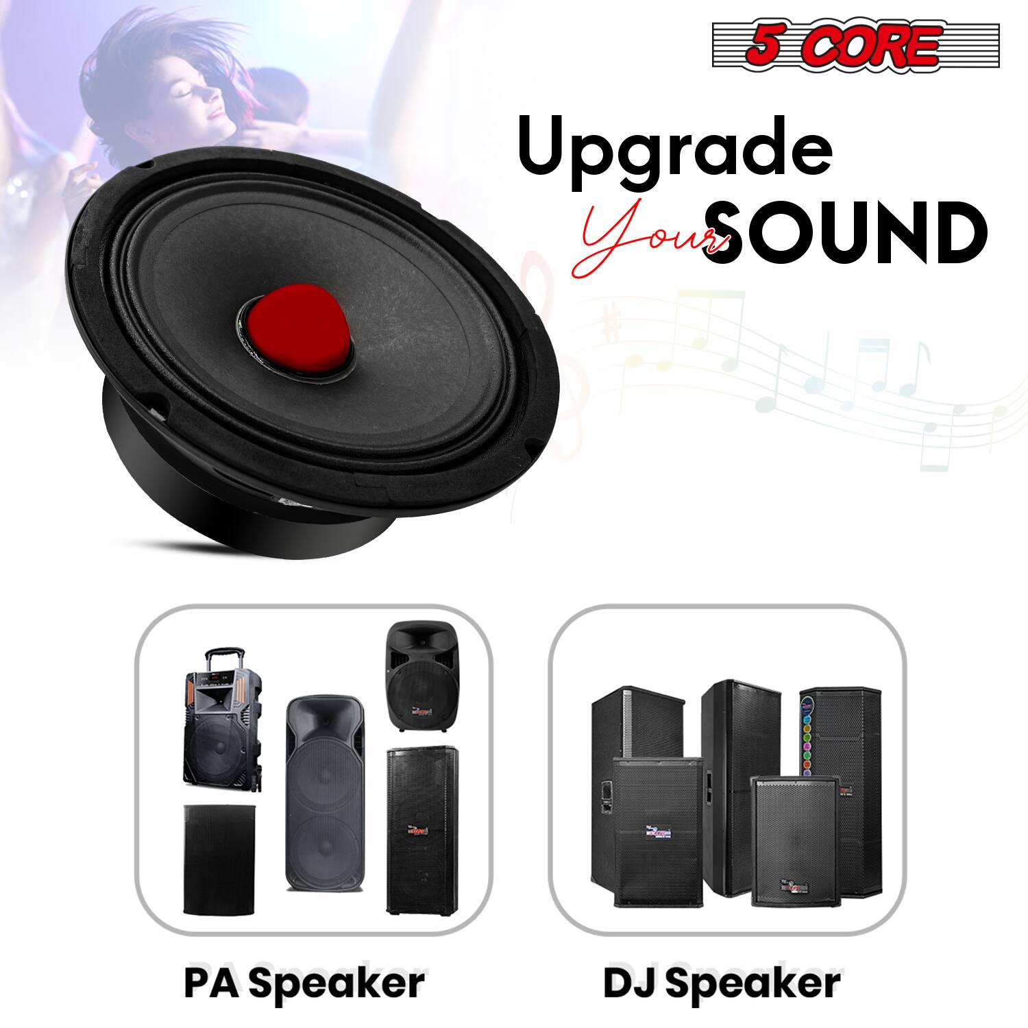 5 CORE  
Upgrade Your SOUND  

PA Speaker  
DJ Speaker