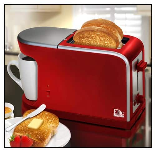 Front Standard. Elite Cuisine - 2-in-1 Dual-Function Breakfast Station.