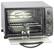 Front. Elite Cuisine - 0.8 Cu. Ft. 6-Slice Toaster Oven Broiler - Black.