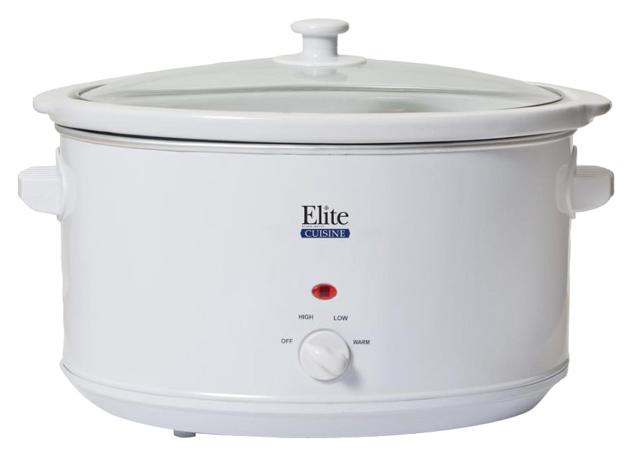 Slow Cooker White, Small Slow cooker 1QT, Smart Appointment, Ceramic  Interior pot, Automatic Multi-function Rice Cooker
