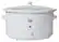 Angle. Elite - 8-1/2-Quart Slow Cooker - White.