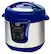 Angle. Elite Bistro - 8-Quart Pressure Cooker - Blue.
