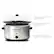 Alt View 11. Elite Gourmet - 8.5Qt. Slow Cooker - brushed stainless steel.