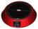 Front Standard. Elite Platinum - 7" Portable Induction Cooktop Burner - Red.