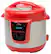 Angle. Elite Bistro - 8-Quart Pressure Cooker - Red.