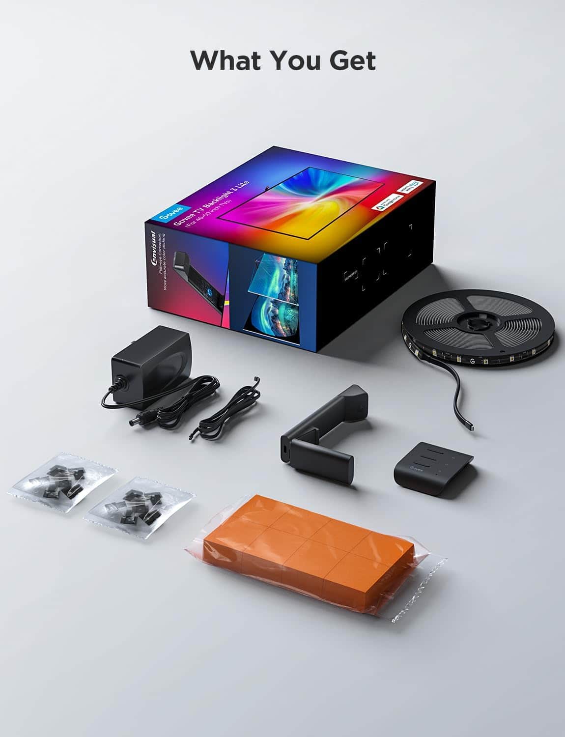 What You Get
Govee 4000-nanometer Backlight 3 Lite