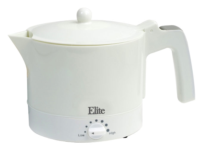 Best Buy: Elite Cuisine 32-Oz. Hot Pot Kettle White EHP-001