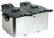Angle. Elite Platinum - 8 qt. Dual-Basket Deep Fryer - Stainless Steel.