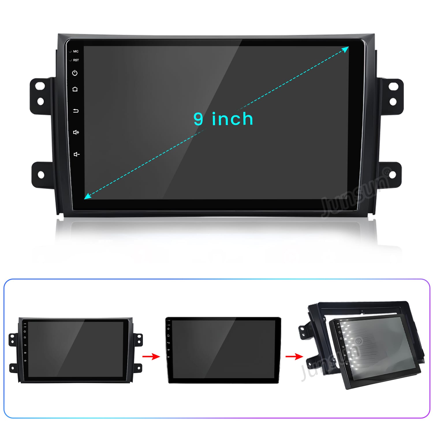 Junsun For Suzuki SX4 2006 2013; Sedici 2005 2014 9