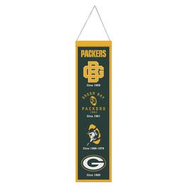 WinCraft - Green Bay Packers 8" x 32" Evolution Banner - Multicolor