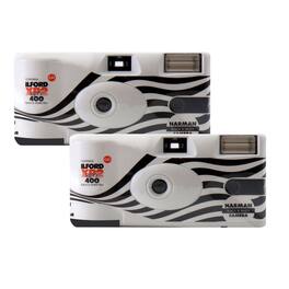 Ilford - XP2 Super Single Use Camera (27 Exposures) - 2 Pack - Black