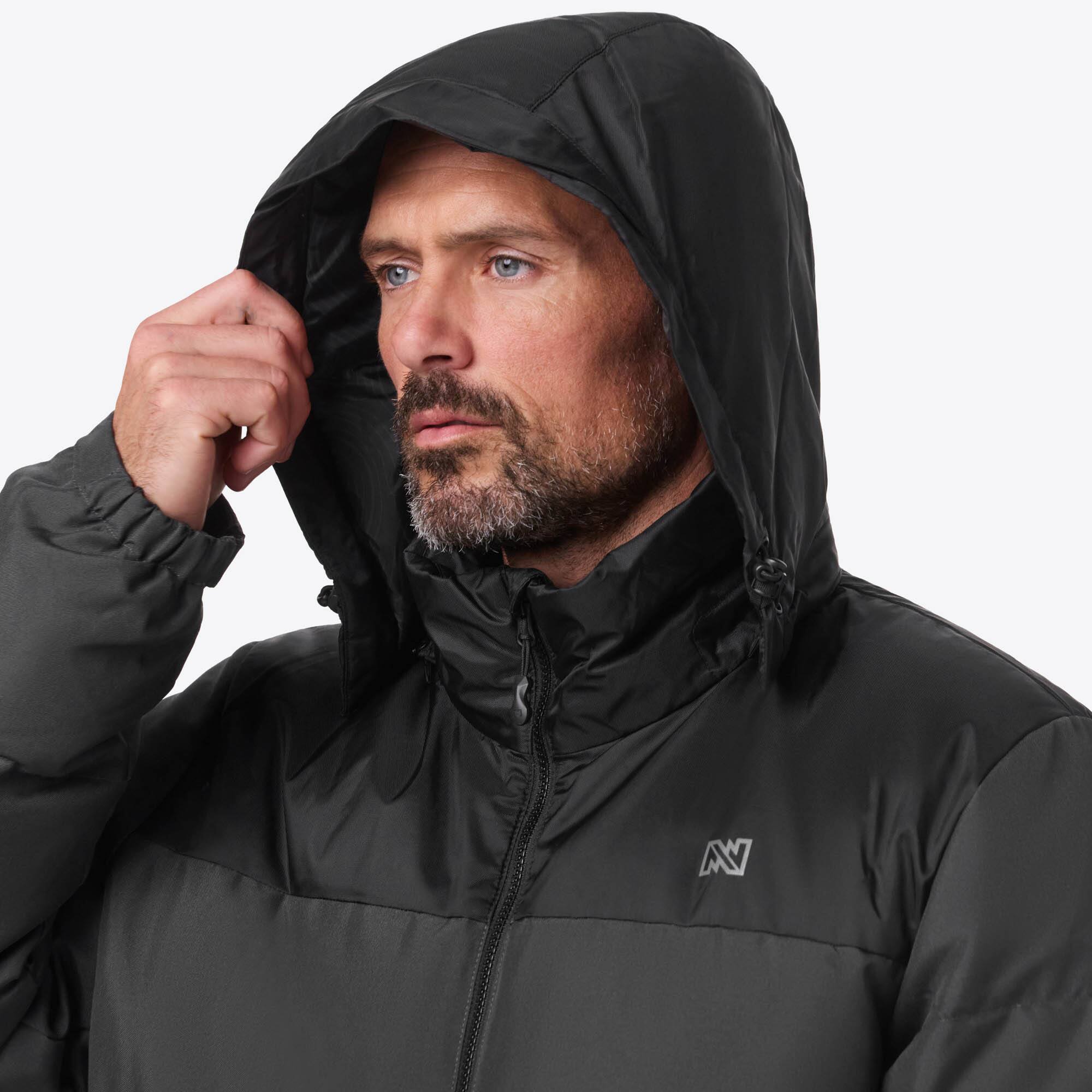 Alt View 4. Mobile Warming - Men's Summit Down Heated Jacket - Grey and Black.