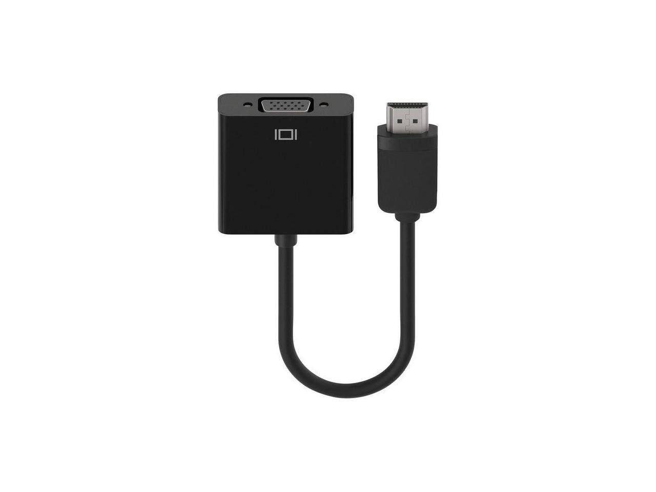 Alt View 6. Belkin - F2CD058 5 in. HDMI to VGA + 3.5 mm Audio Adapter - Black - Black.