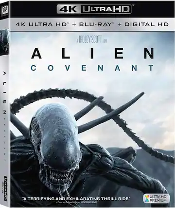 Front. Alien: Covenant - 4K Blu-Ray.